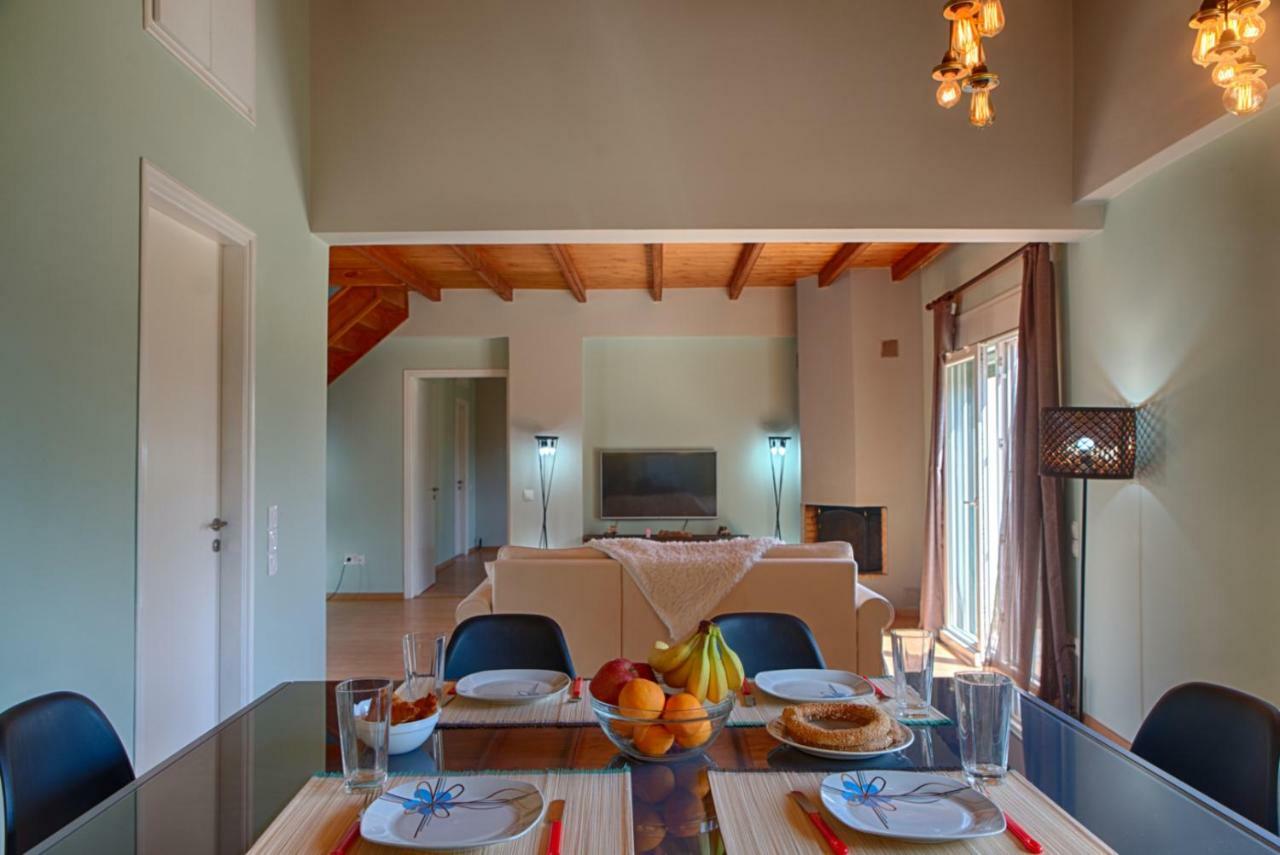 Modern Eco Friendly Villa Close To Town Pelekas Exterior foto